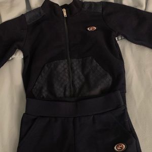 Gucci baby jogging suit